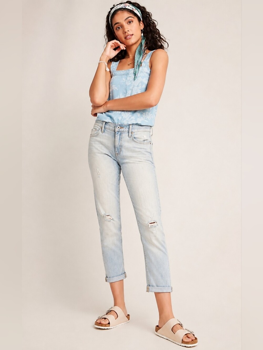 ❤️ ANTHROPOLOGIE PILCRO SLIM BOYFRIEND CROP JEANS, 10 (30)